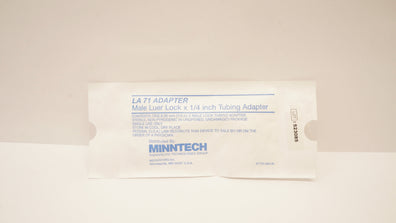 Minntech LA 71 Male Luer Lock 1/4inch Tubing Adapter